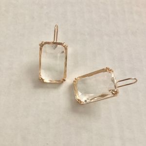Jewel drop earrings